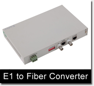 E1 to Fiber Converter